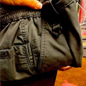 Propper uniform pants hemmed to 30" unisex black cargo